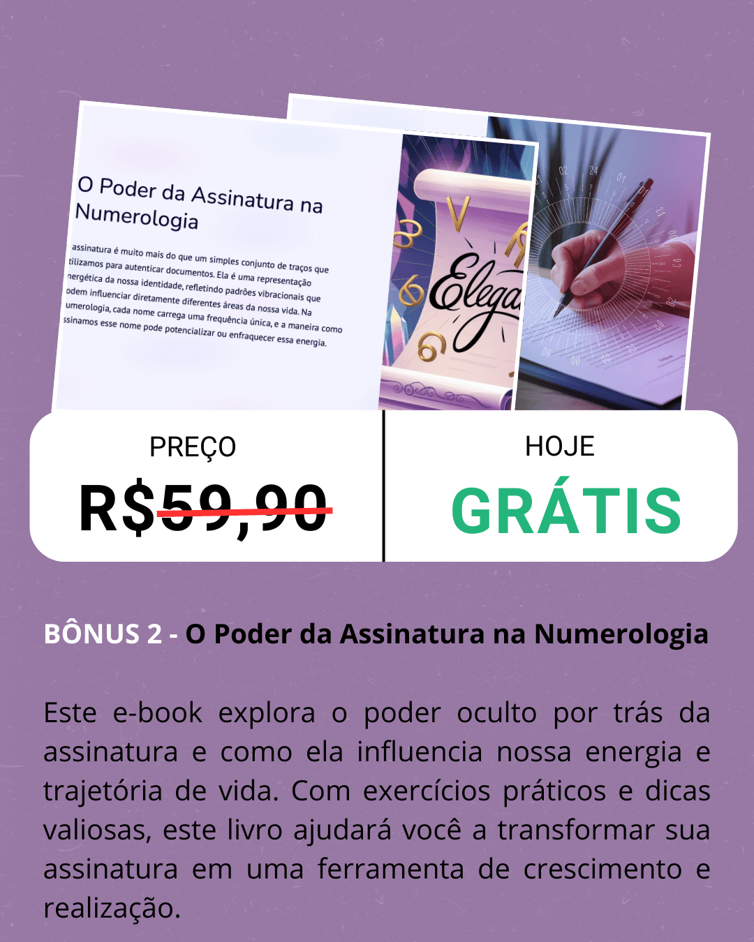 Arte - O Poder da assinatura na numerologia capa
